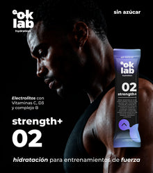 Strength+ · 10 sticks · Sabor Berries