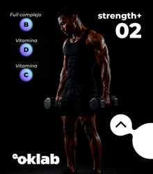 Strength+ · 10 sticks · Sabor Berries