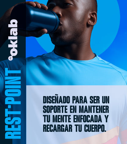 Rest Point      · Hidratación diaria · Mente · Recuperación