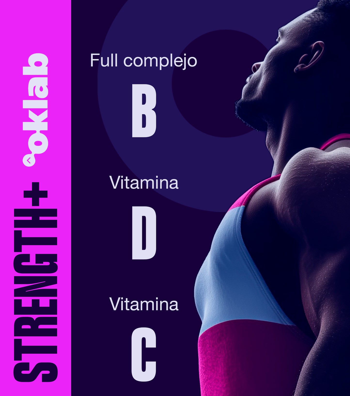 Strength+    · Fuerza · Rendimiento · Reposición