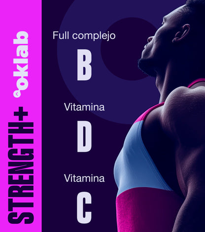 Strength+    · Fuerza · Rendimiento · Reposición